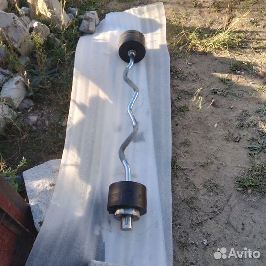 Штанга олимпийская 50d wобразный гриф 50d блины