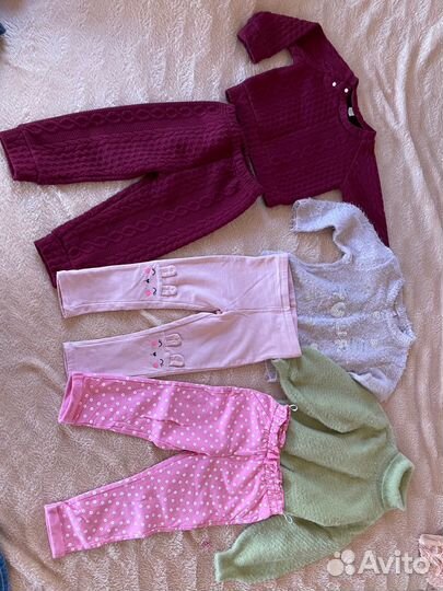 Фирменная одежда пакетом для девочки 86 92