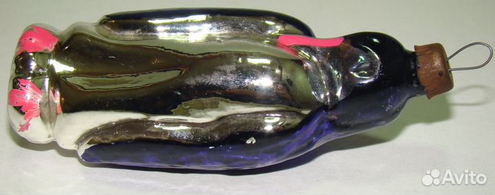 Редкая елочная игру Пингвин. Культигрушка. СССР