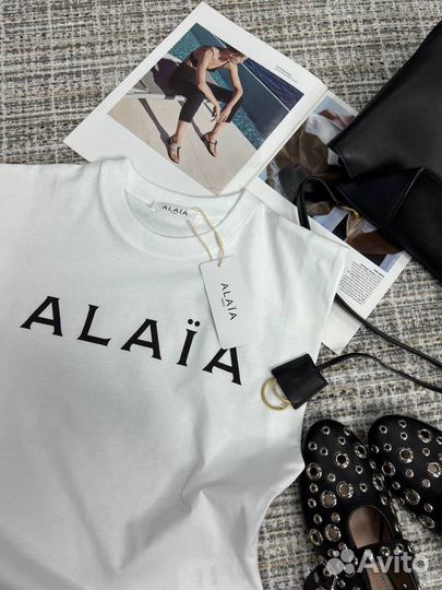 Футболка alaia женская premium