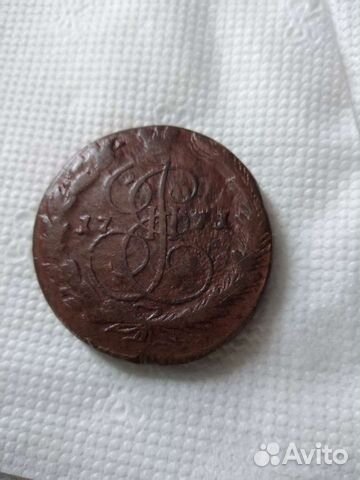 5 копеек 1771 Е. М