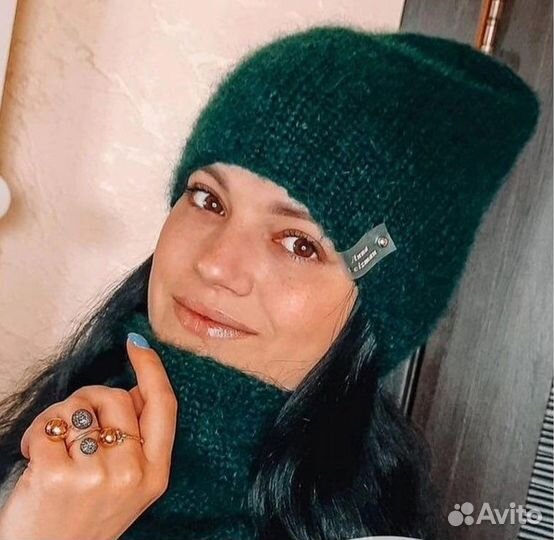 Шапка и снуд женский новый