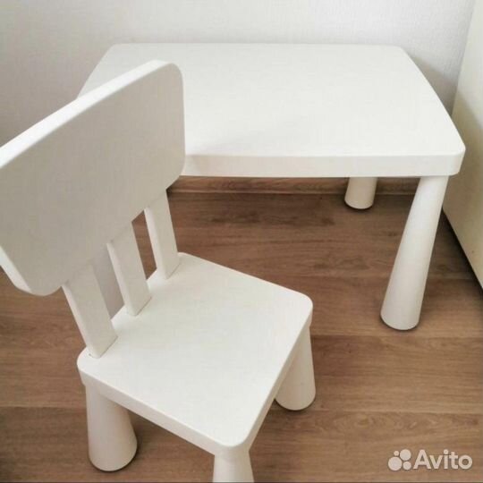 Детский стол и стул IKEA