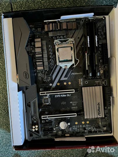 Материнскую плату ASRock Z370 killer SLI