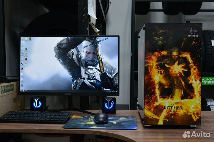 Мощный 6 ядер игровой системник+RX580+ssd 256+16gb