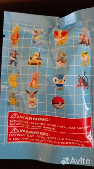 Сюрпризы Покемон в пакетиках