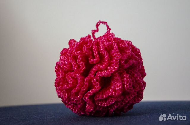 Мочалка вязаная