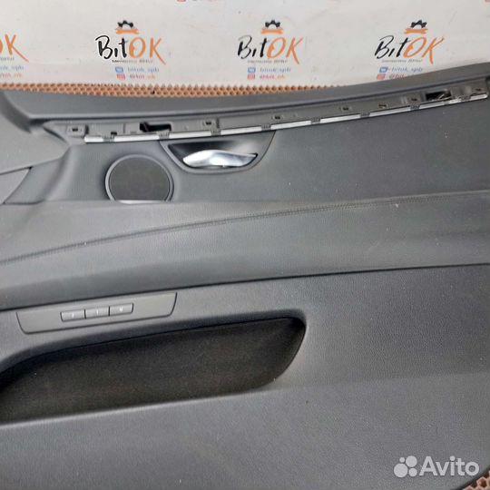 Обшивка передней правой двери чёрная BMW f07 GT