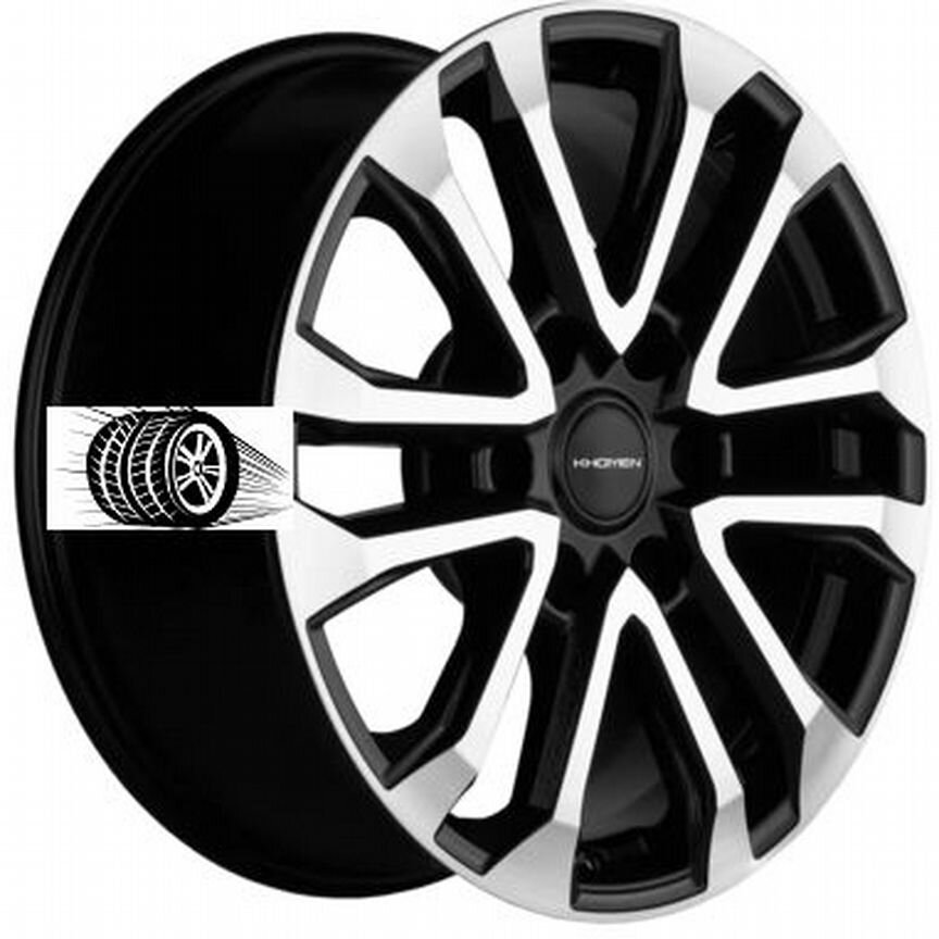 Литые диски Khomen Wheels 7.5×R18 6×139.7