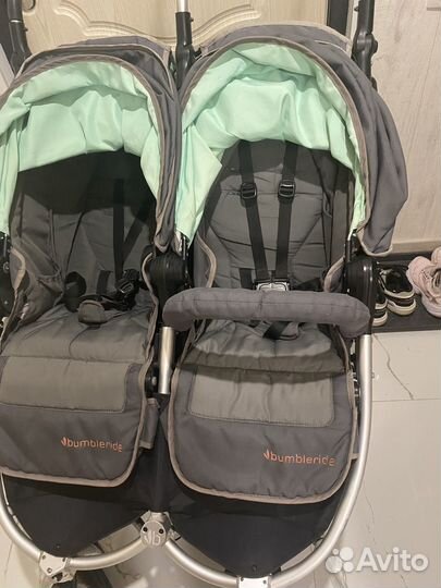 Коляска 2 в 1 для двойни или погодок Bumbleride