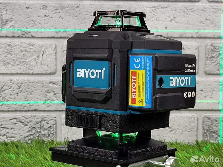 Лазерный Уровень biyoti 4D 360 LED