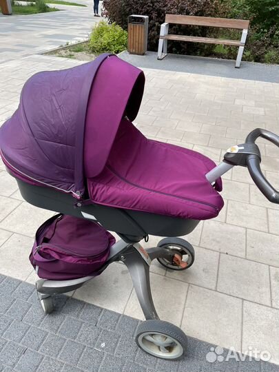 Коляска Stokke xplory v4 люлька+шасси