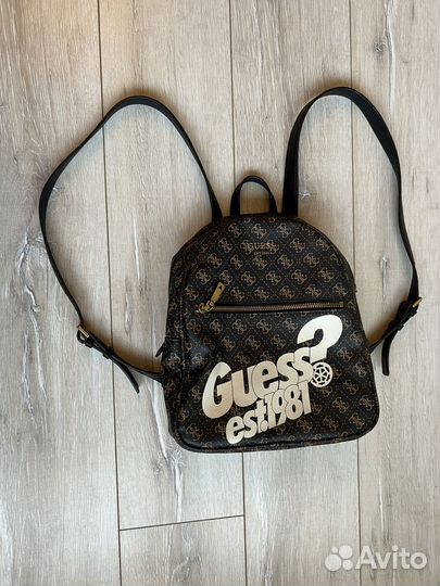 Рюкзак женский коричневый Guess (оригинал)