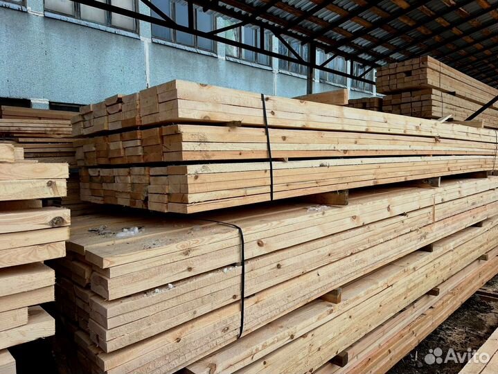 Доска обрезная 25х150х6000мм 1 сорт ГОСТ