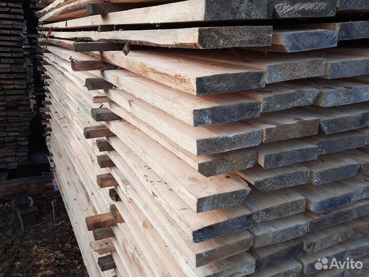 Пиломатериалы брус Доска 25*120*2500