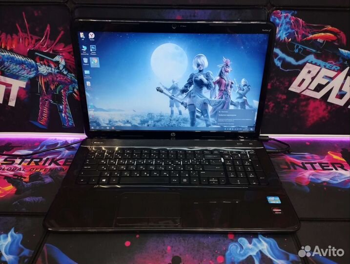 Игровой HP 17'3 i5 4GB видео 12GB озу SSD