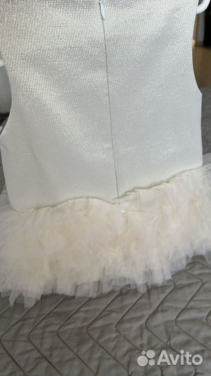 Платье нарядное 1-2 года туфли mini melissa 21