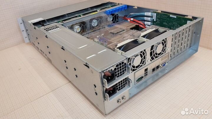 Сервер SuperMicro 3U/2xE5-2609v2/X9DRD-A/16 RAM/16