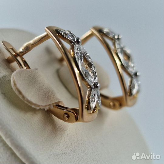 Серьги с камнями