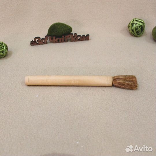 Чайная кисточка (деревянная ручка)