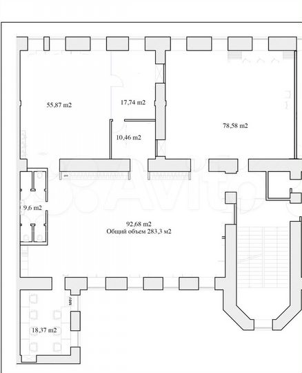 Свободного назначения, 283 м²