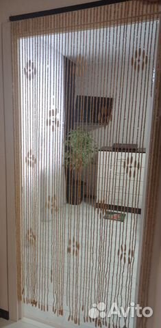 Бамбуковая штора на дверь