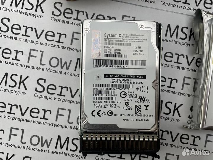 600GB/900GB/1.2TB/1.8TB SAS 6GB/12GB HDD 10K/15K