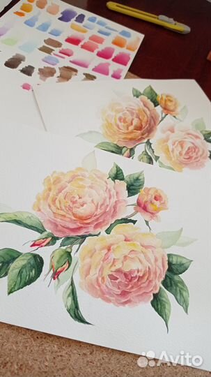 Акварельная иллюстрация. Акварель