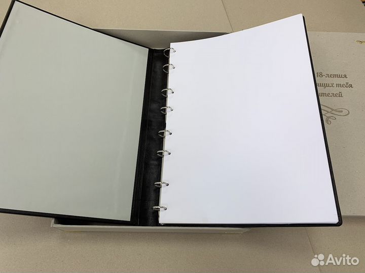 Фотоальбом именной А3 (Кожаный в футляре)