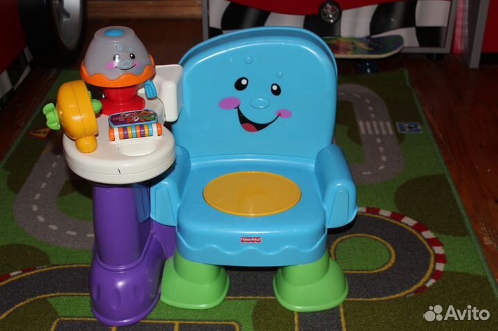 Стульчик смейся и учись fisher price