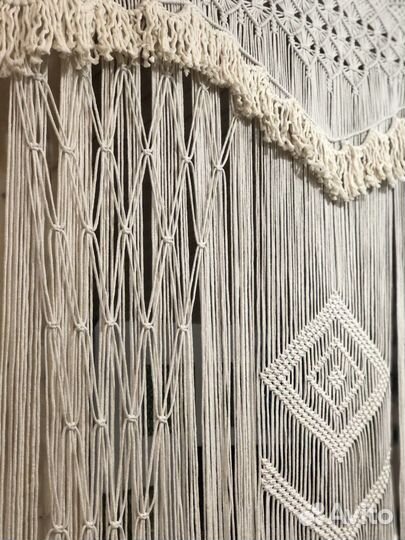 Большая Макраме Штора/Занавеска/Перегородка