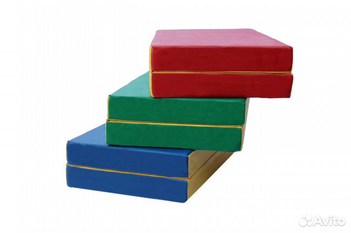 Маты мягкие гимнастические 4 размера толщина 10 см