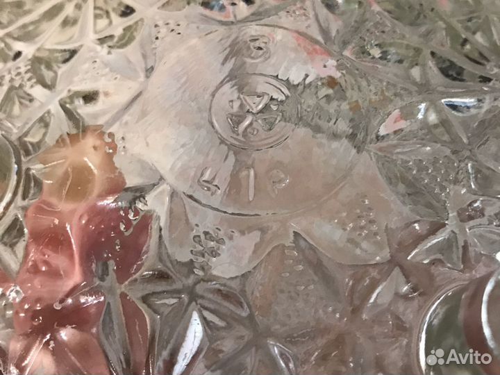 Ваза фруктовница на ножках СССР