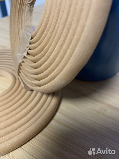 Декор бордюр простая лента из древесной пульпы