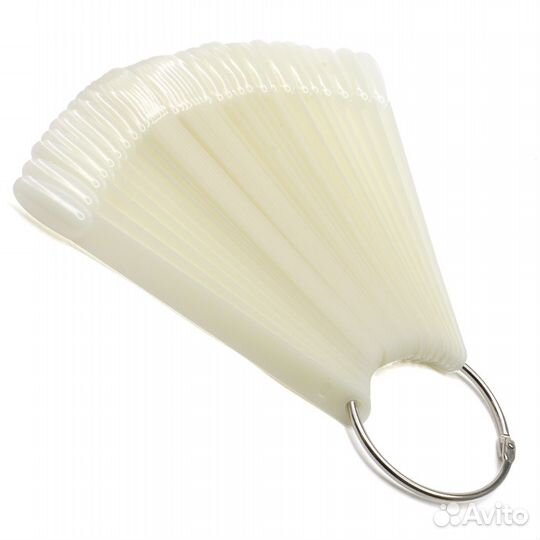 Палитра для красок на кольце, форма овал, матовая