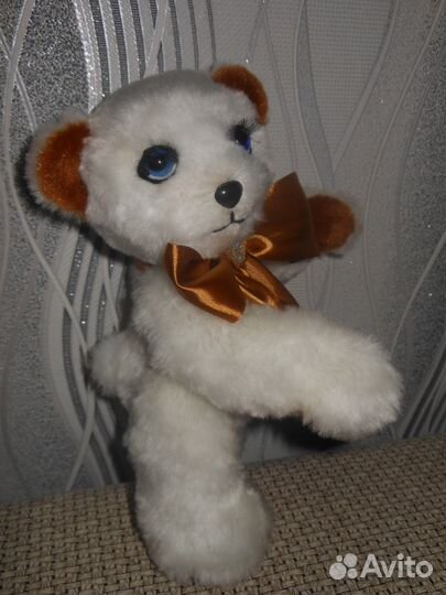 Мишка тедди (мех) ручная работа