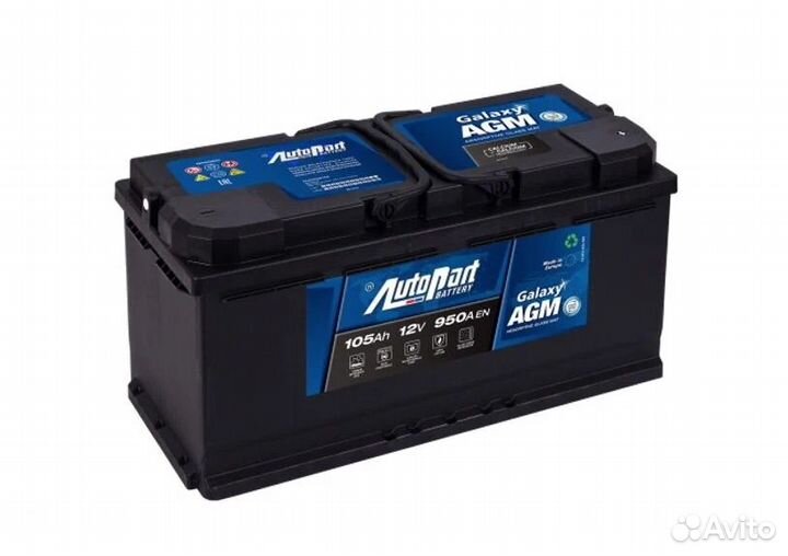 Аккумулятор AutoPart Galaxy AGM 105 Ач