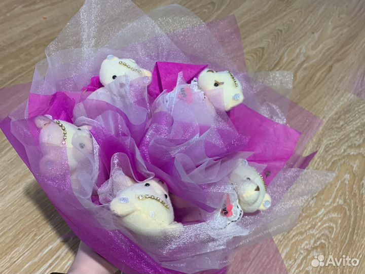 Букеты из мягких игрушек