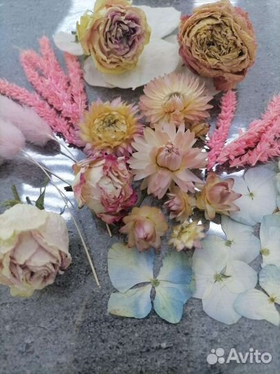 Набор из Сухоцветов для свечей, мыла и прочего