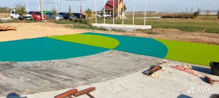 Бесшовное резиновое покрытие