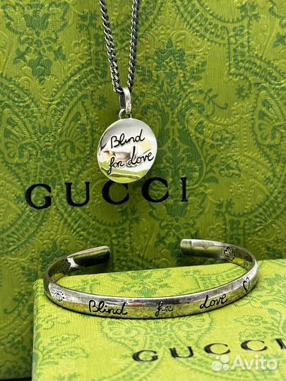 Gucci украшения серебро