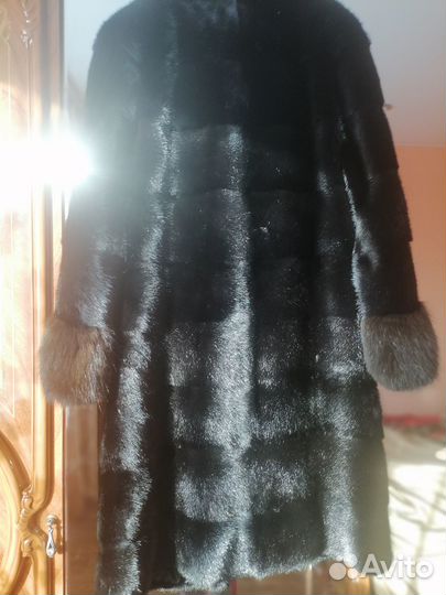 Шуба норковая 42 44 немного б/у