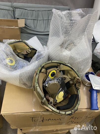 Комплект Шлем Протон+активные наушники, шлем