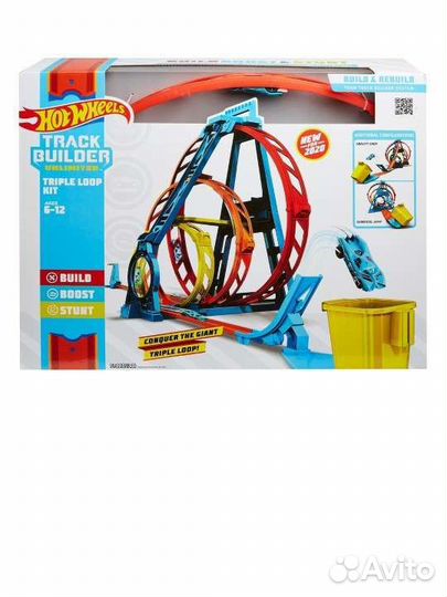 Набор Hot wheels Тройная петля