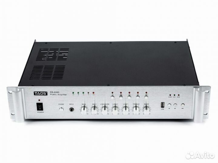 DS-6060 Усилитель мощности трансляционный, 60Вт