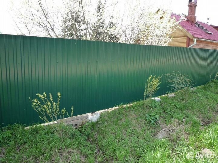 Забор из профнастила