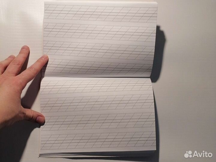 Блокнот прописей для каллиграфии и литтеринга