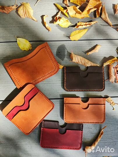 Картхолдер из натуральной кожи