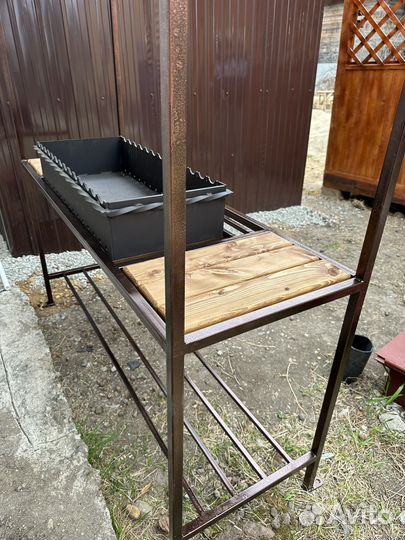 Мангальная зона под крышей, мангал лофт