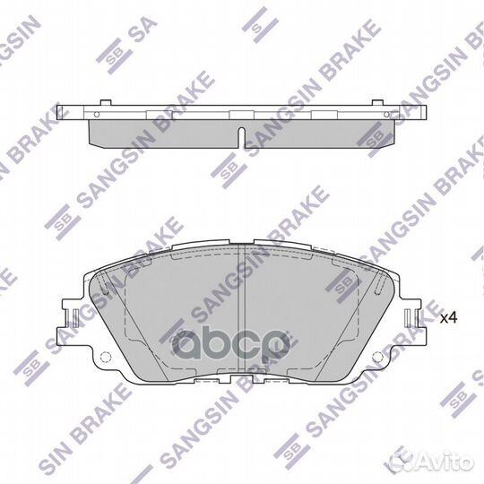 Колодки передние toyota camry 18- SP4275 SP4275
